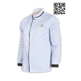 R191 tailor made shirts plain color Chinese tunic collar assorted color design closing / closure tailor made hotel industry uniform company R191 tailor made shirts plain color Chinese tunic collar assorted color design closing / closure tailor made hotel industry uniform company